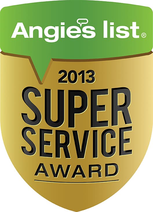 2013 Angies List Super Service Award