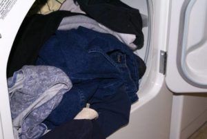 Clothes Dryer with clothes hanging out 2